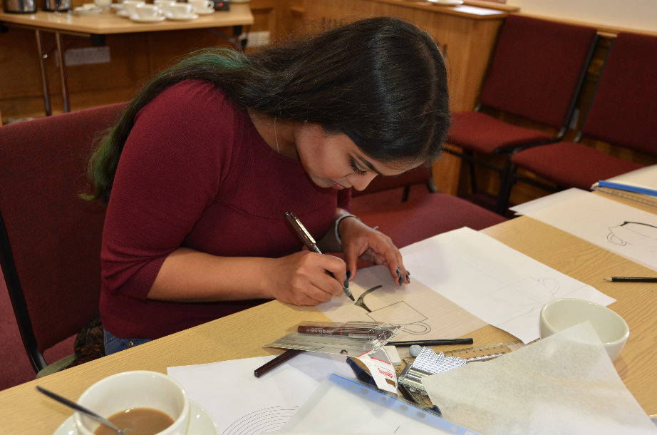 Student from a recent workshop